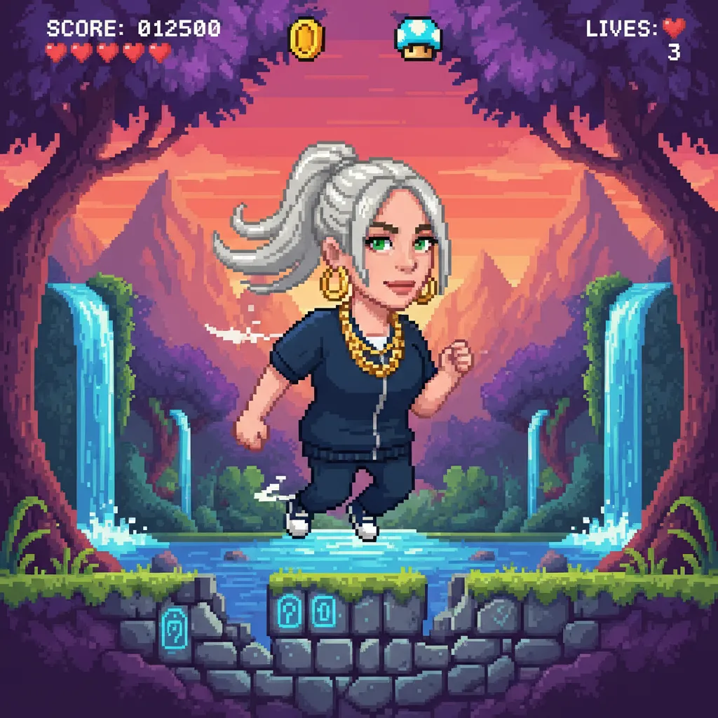 16-bit Adventure Character example